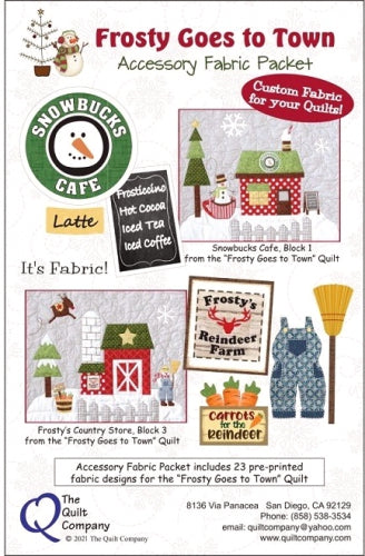 Frosty Goes to Town Accessory Fabric Pack THQFROST108