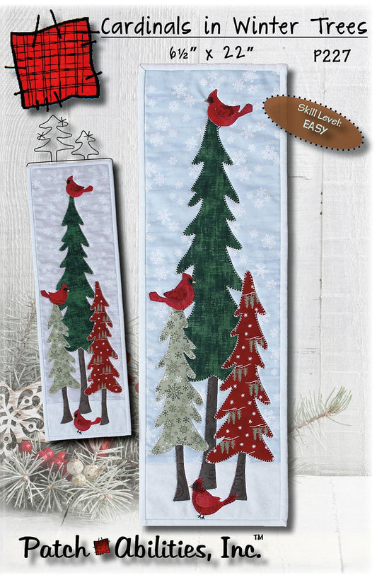 Cardinals in Winter Trees Pattern P227