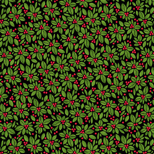 Studio E Snow Merry 5695-96 Multi Leaves Cluster