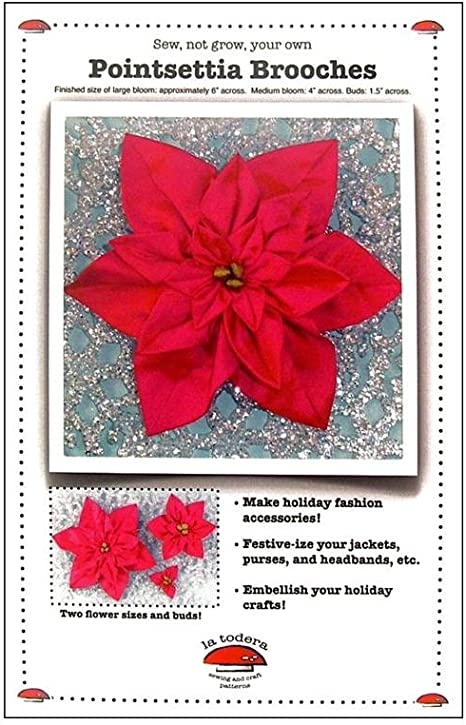 Poinsettia Brooches LAT015POI