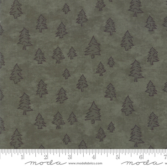 Moda Winter White Trees Pine 6814-16