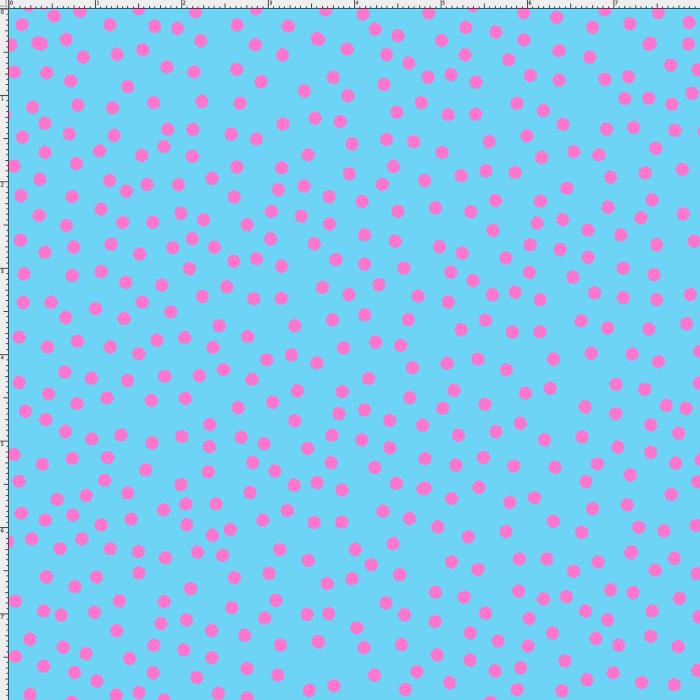 Loralie Designs Turquoise/Pink Dear Dots 692-244*