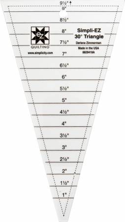 Simpli-EZ 30 degree Triangle 9-1/2in Ruler 8829418A