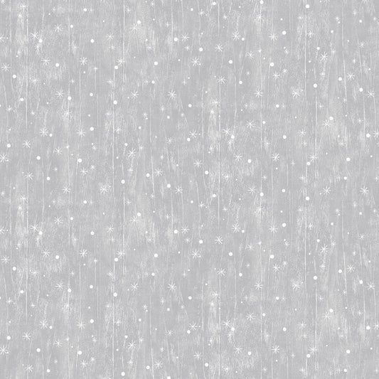 Benartex Jolly Lane Snowflake Cottage Gray BEN13583-08