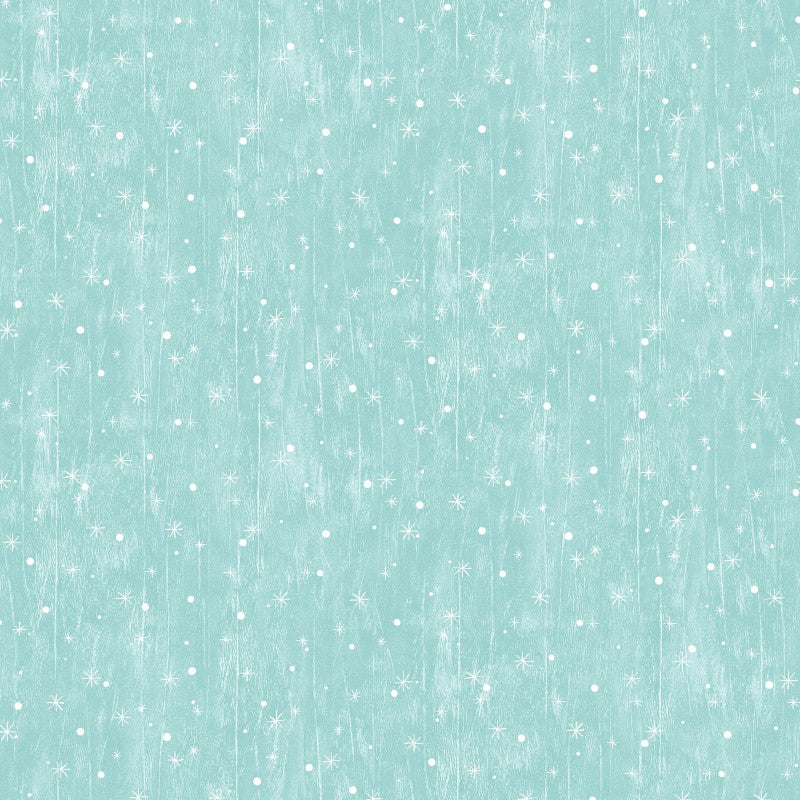 Benartex Jolly Lane Snowflake Aqua Dream BEN13583-24