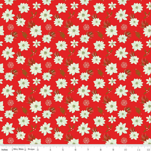 Riley Blake Adel in Winter C12264 Red