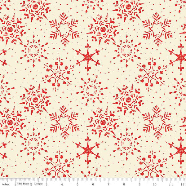 Riley Blake Adel in Winter C12267 Cream