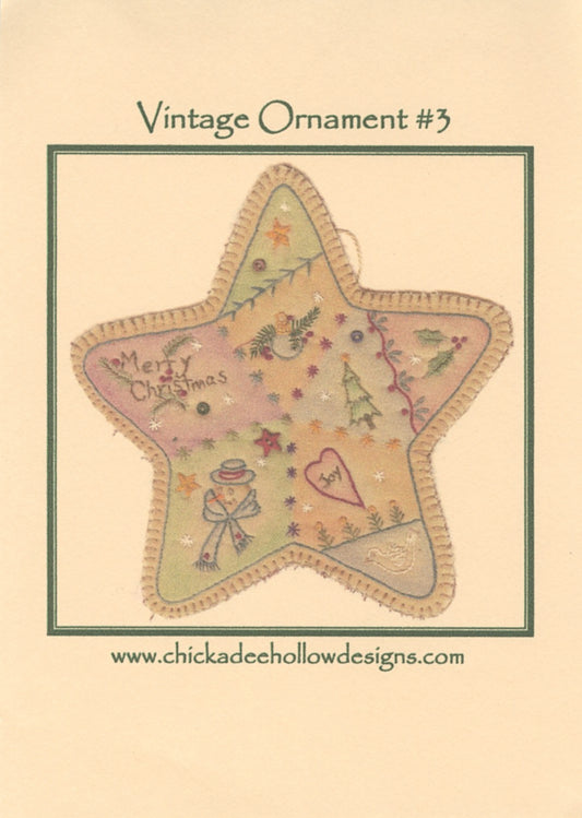 Vintage Christmas Ornament - Star