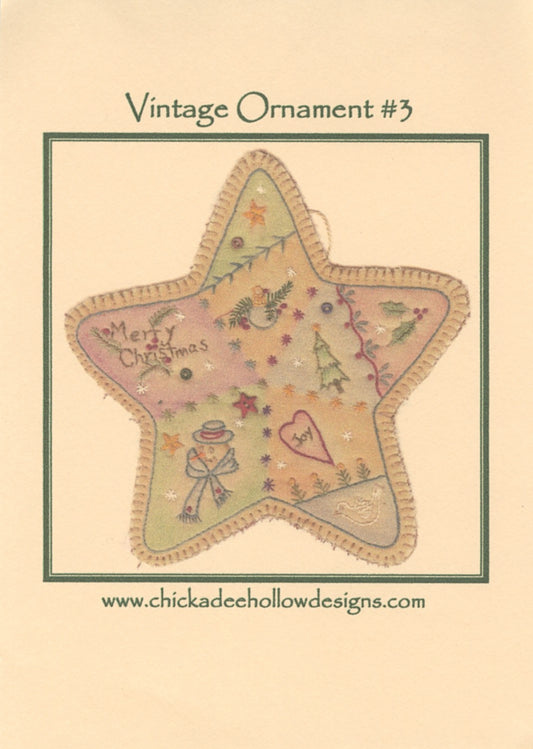 Vintage Christmas Ornament - Star