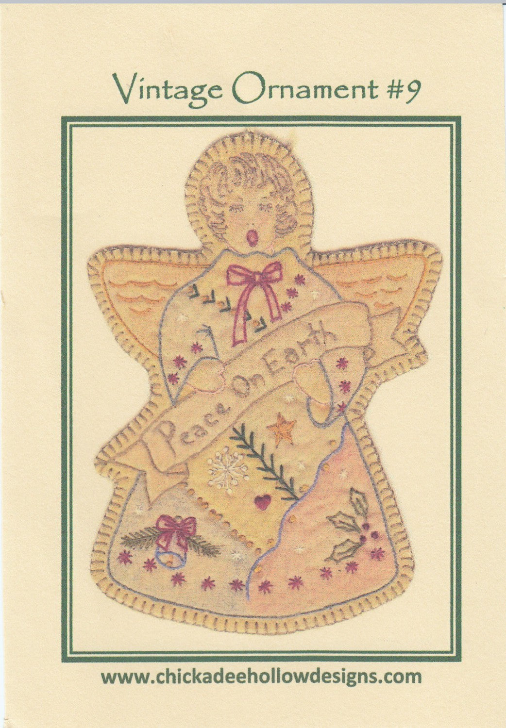 Vintage Christmas Ornament - Snow Angel