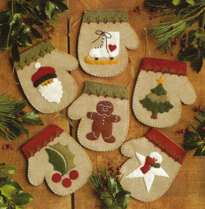 Warm Hands Mitten Ornaments Kit