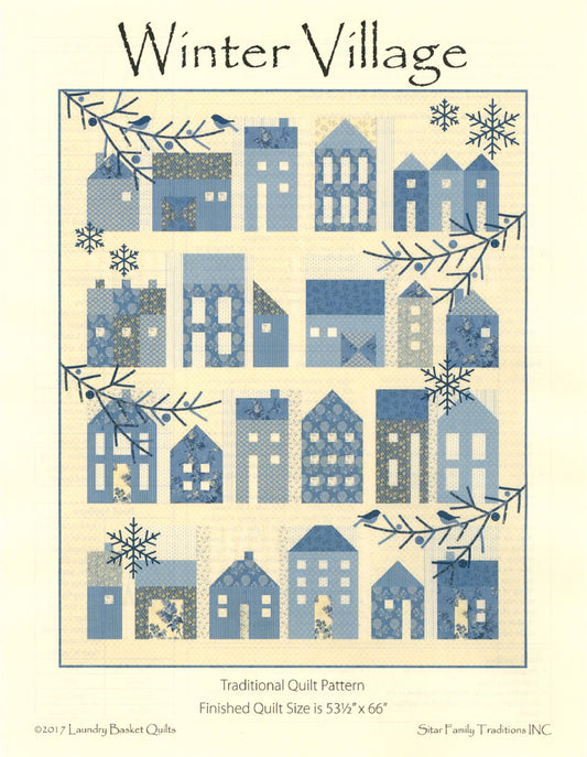 Winter Village Pattern by Edyta Sitar LBQ-0634-P