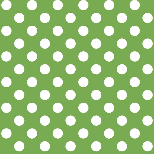 Maywood Kimberbell Basics Green/White Dots MAS8216-G