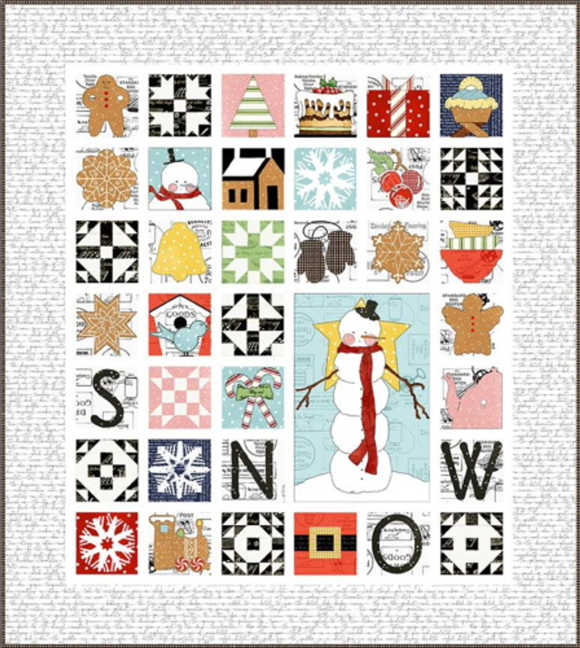 The Sweet Snow Along Quilt Kit P149-SWEETS