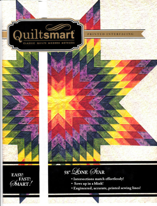 Quiltsmart Printed Interfacing  58 INCH Lonestar QS20008