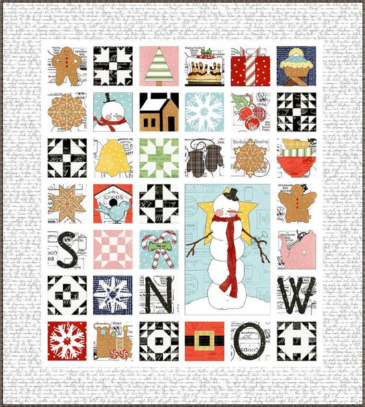 The Sweet Snow Along Quilt Pattern P14955A