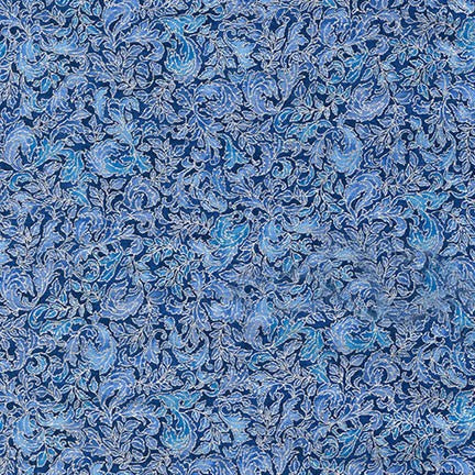 Robert Kaufman Fusions Regent 13694-74 Sapphire