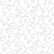 Kimberbell Basics Scroll White on White MAS8243-WW