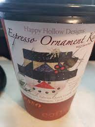 Snowman Ornament Espresso Kit 662