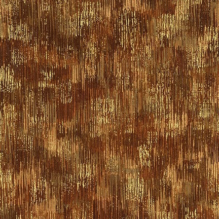 Robert Kaufman Fusions Brushwork Metallic SRKM-18059-16 BROWN