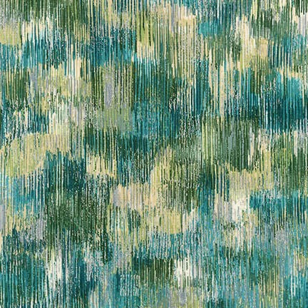 Robert Kaufman Fusions Brushwork Metallic SRKM-18059-372 BLUEGRASS