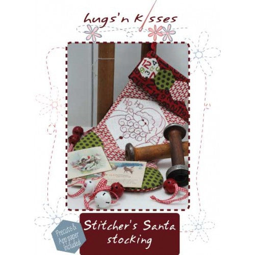 Stitcher's Santa Stocking Pattern HNK151