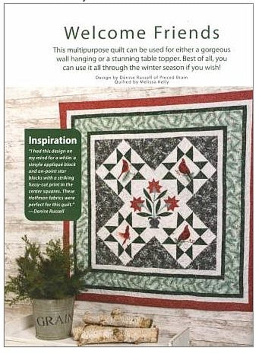 Welcome Friends Quilt Kit HWFK21