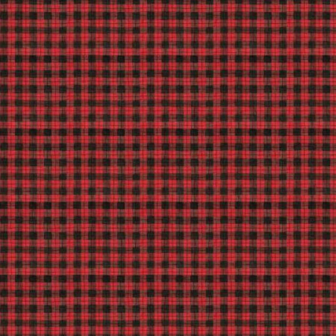 Wilmington Prints Nose to Nose 39687-339 Plaid Red