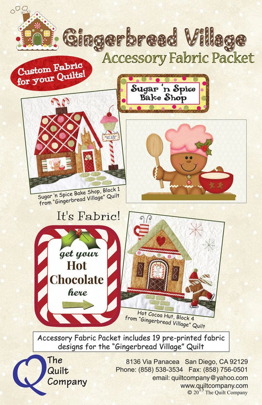 The Quilt Company Gingerbread Village Accessory Pack THQGV108