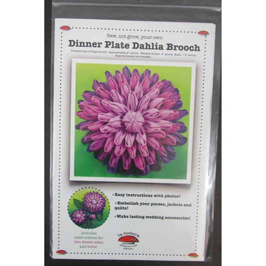 Dinner Plate Dahlia Brooch LAT014DAH