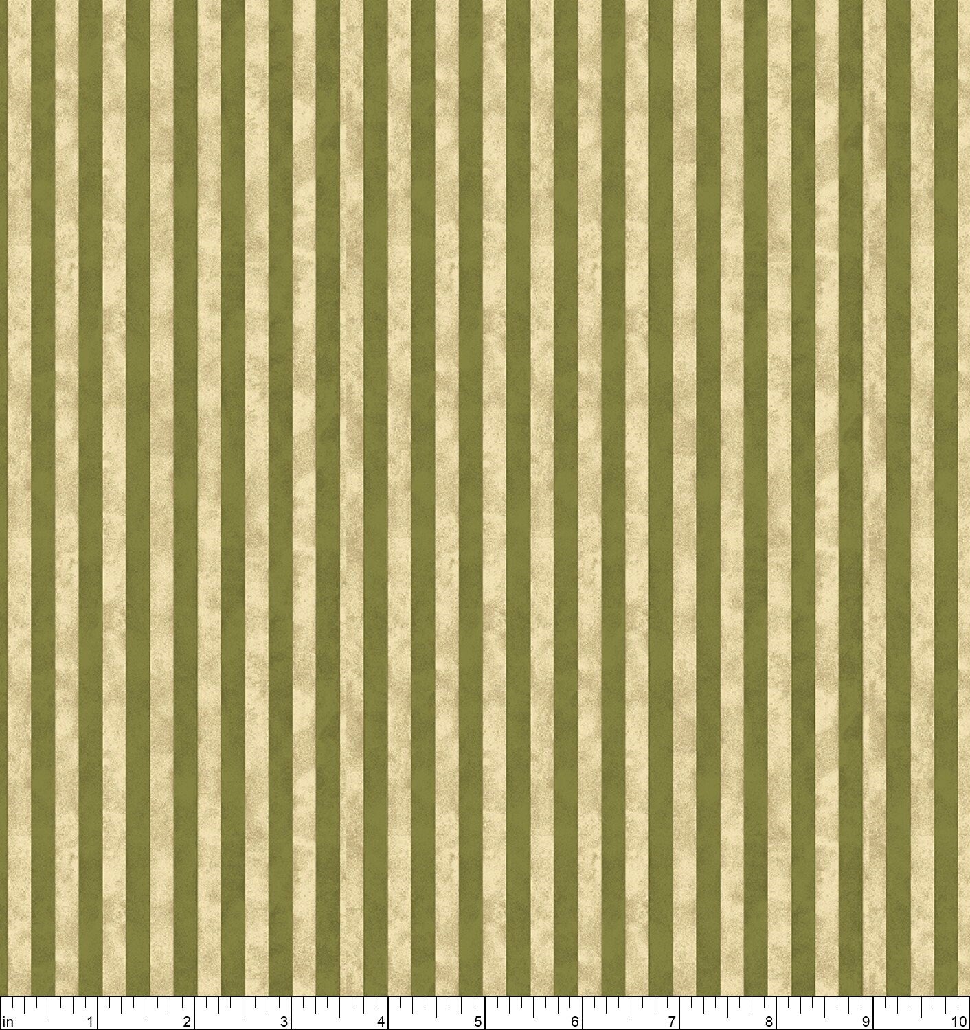 Benartex Winterberry Textured Stripe Green/Cream 9647-41