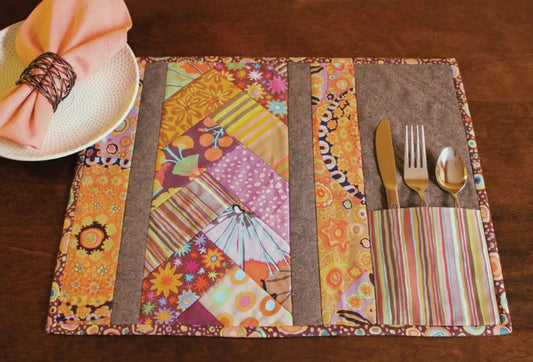 Quilt As You Go Placemat Venice Pattern JT-1457