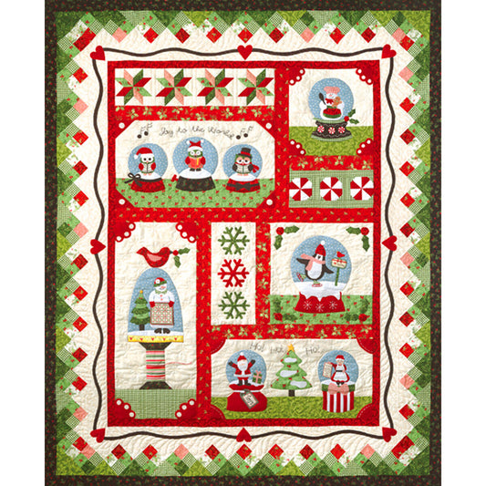 Snow Globe Village COMPLETE  Set of 6 patterns THQSGV100