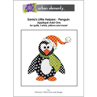 Santa's Little Helpers  Penguin Applique UEA-1402