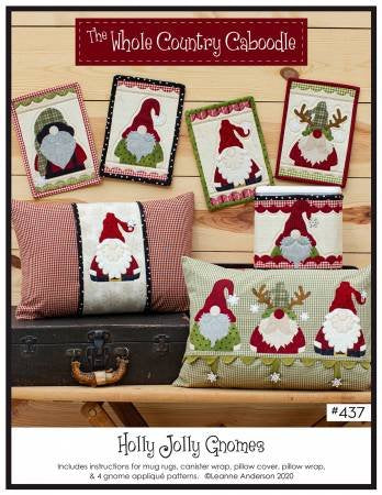 Holly Jolly Gnomes Pattern WCC437