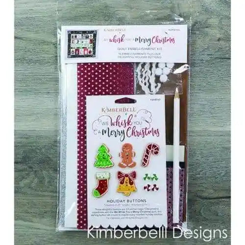 We Whisk You a Merry Christmas Embellishment Kit KDKB166